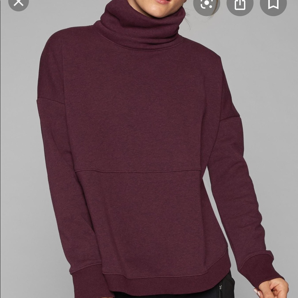 Athleta cozy karma sweatshirt Sz Small